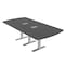 Skutchi Designs 45 in W, 96 in L, 29 in H, Engineered Wood Top, Grey HAR-AREC-46x93-T-ELEC-ASIANNIGHT - alternate 1